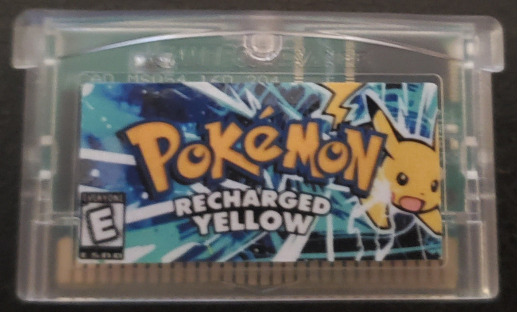 Pokemon Recharged Yellow GBA Pokemon ROM Hack Game Boy Advance