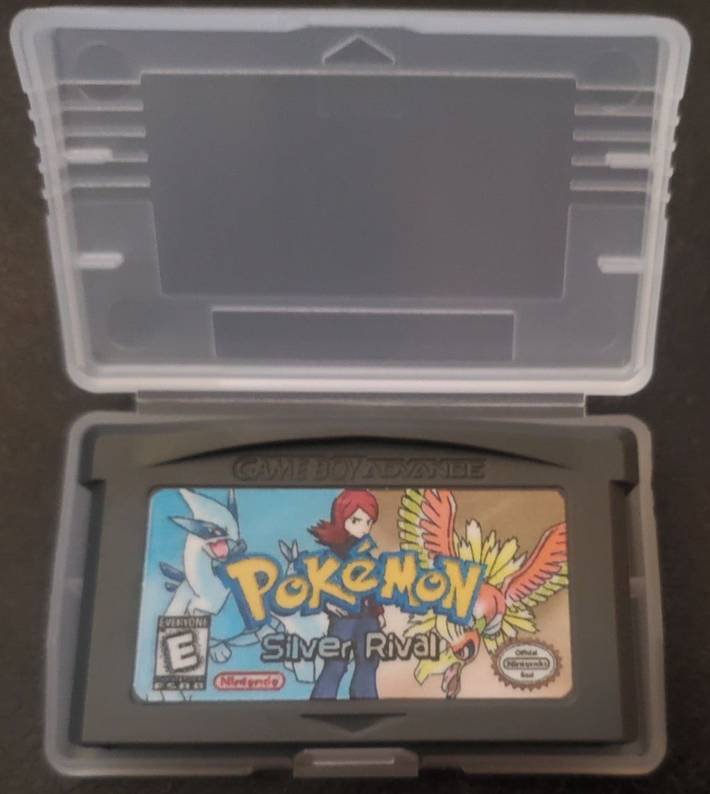 Pokemon Silver Rival GBA ROM Hack Video Game Boy Advance