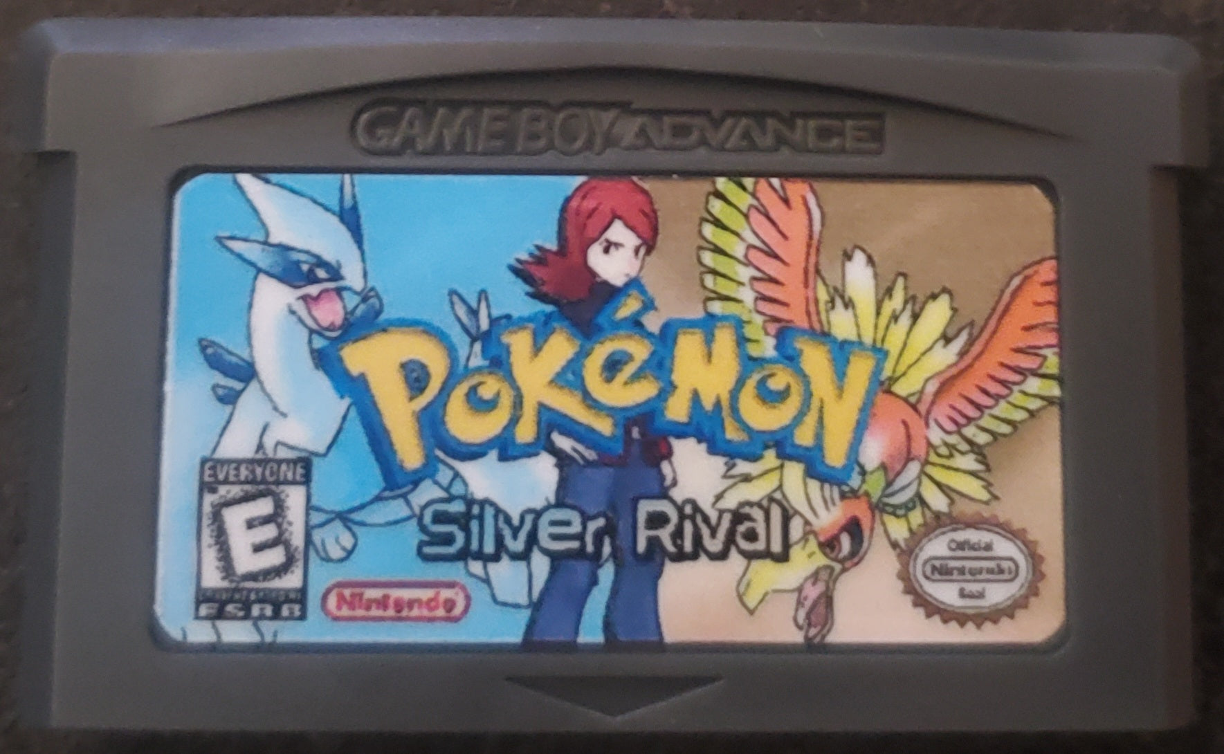 Pokemon Silver Rival GBA ROM Hack Video Game Boy Advance