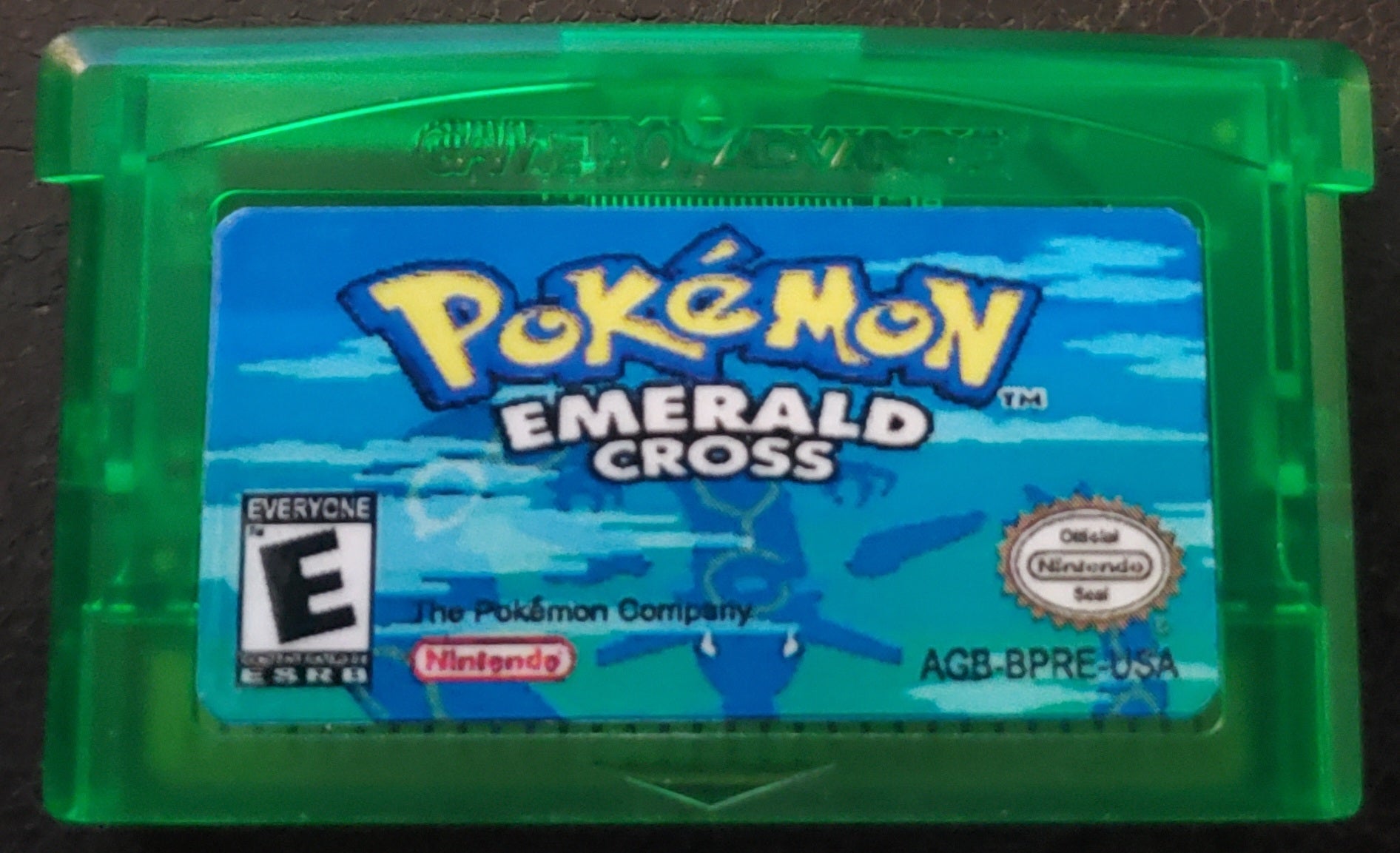 Pokemon Emerald Cross GBA Pokemon ROM Hack Video Game Boy Advance
