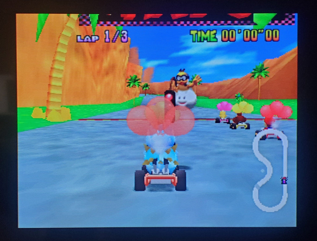Mario Kart 64: Amped Up N64 Nintendo 64 Video Game Cartridge ROM Hack