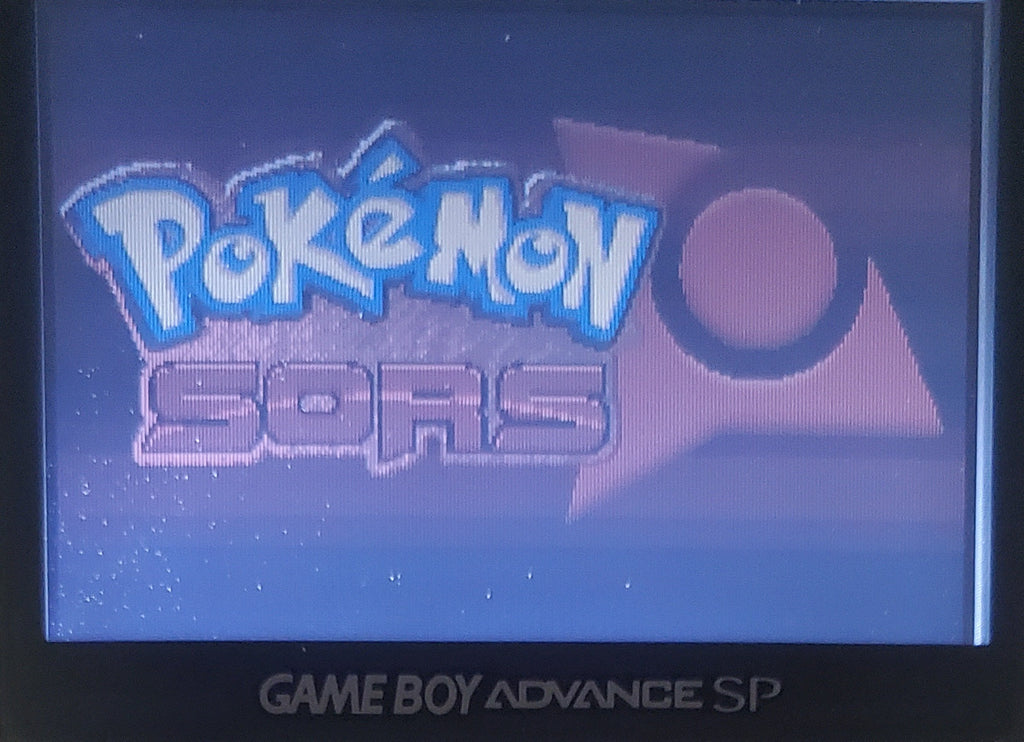 Pokemon SORS GBA Pokemon ROM Hack Video Game Boy Advance