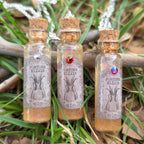 'Fortune Elixir' Individual Handmade Colorshifting Liquid Potion Bottle Necklaces with Swarovski Crystals