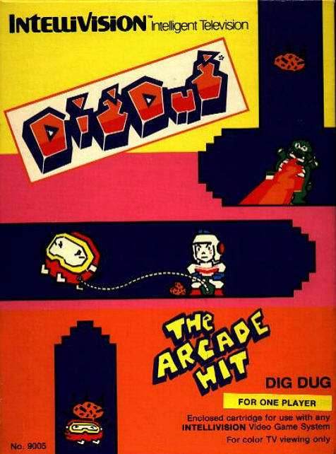 Dig Dug (Intellivision) - Game Manual Only