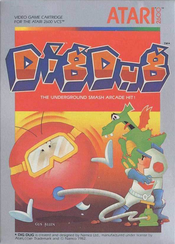 Dig Dug (Atari 2600) - Game Manual Only