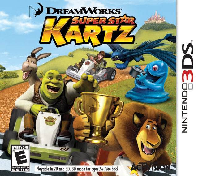 Dreamworks Super Star Kartz (Nintendo 3DS) - Game Manual Only
