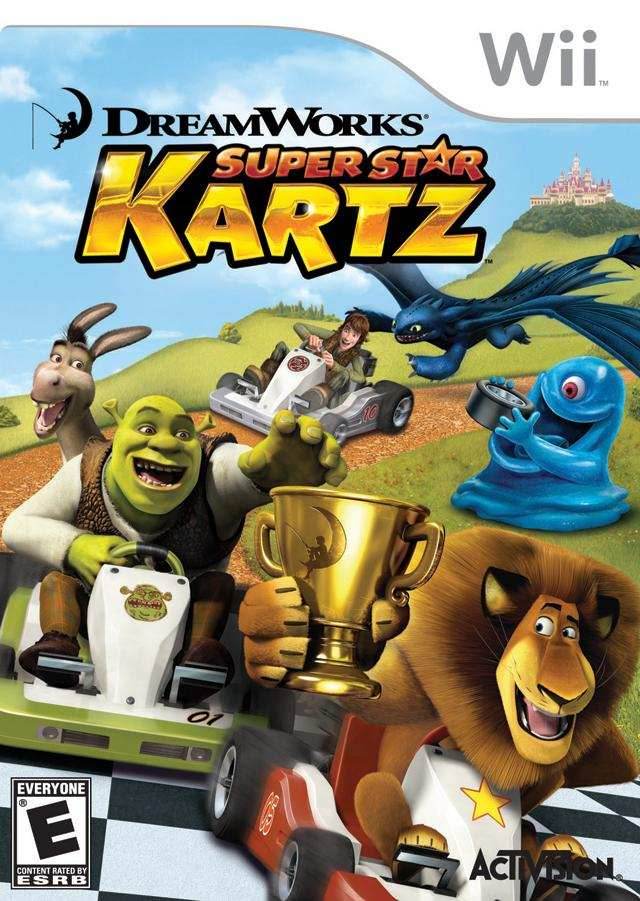 Dreamworks Super Star Kartz (Wii) - Game Manual Only