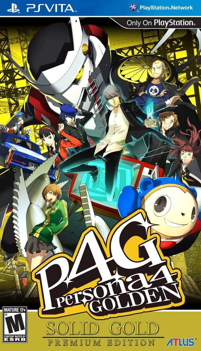 Persona 4 Golden Solid Gold Premium Edition (Playstation Vita) - Game Manual Only