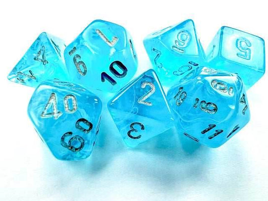 Luminary™ Mini-Polyhedral Sky/silver 7-Die set (Mini Poly Release 2) - 