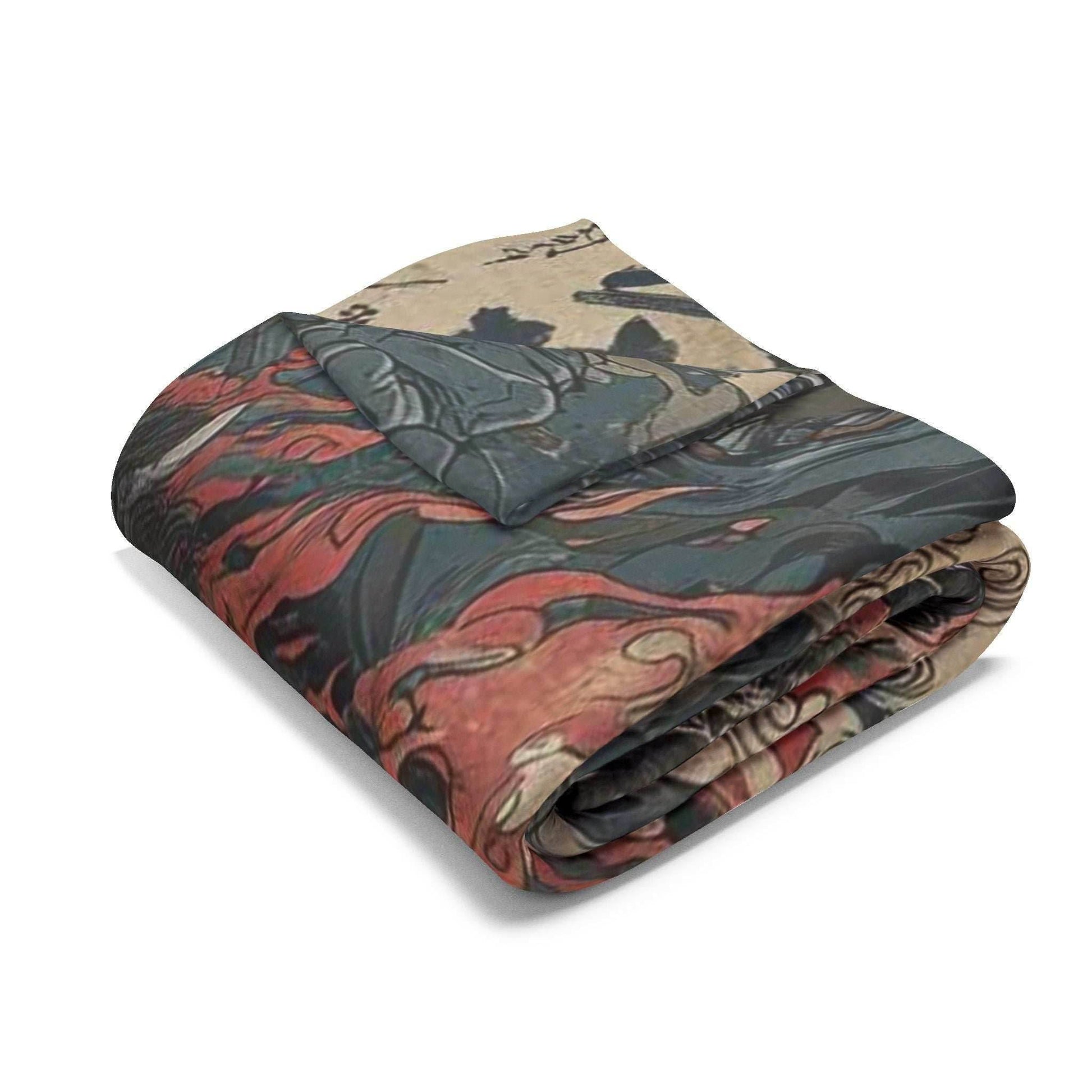 Japanese Art Car Arctic Fleece Blanket, Cozy Throw Blanket, Automotive Decor, Car Lover Gift, Comfortable Bedding, Unique Home Decor - 30'' × 40''