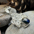 Lyria Celtic Triple Spiral Necklace