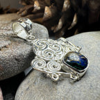 Lyria Celtic Triple Spiral Necklace