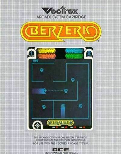 Berzerk (Vectrex) - Game Manual Only