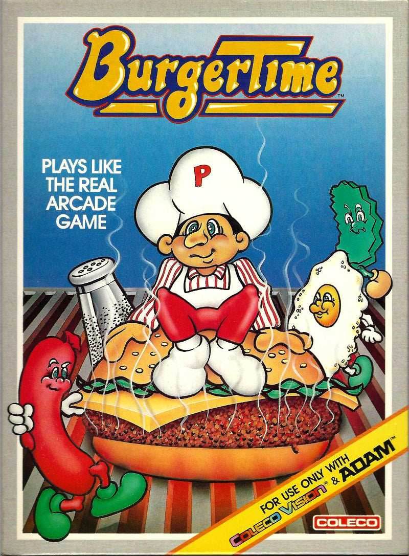BurgerTime (Colecovision) - Game Manual Only