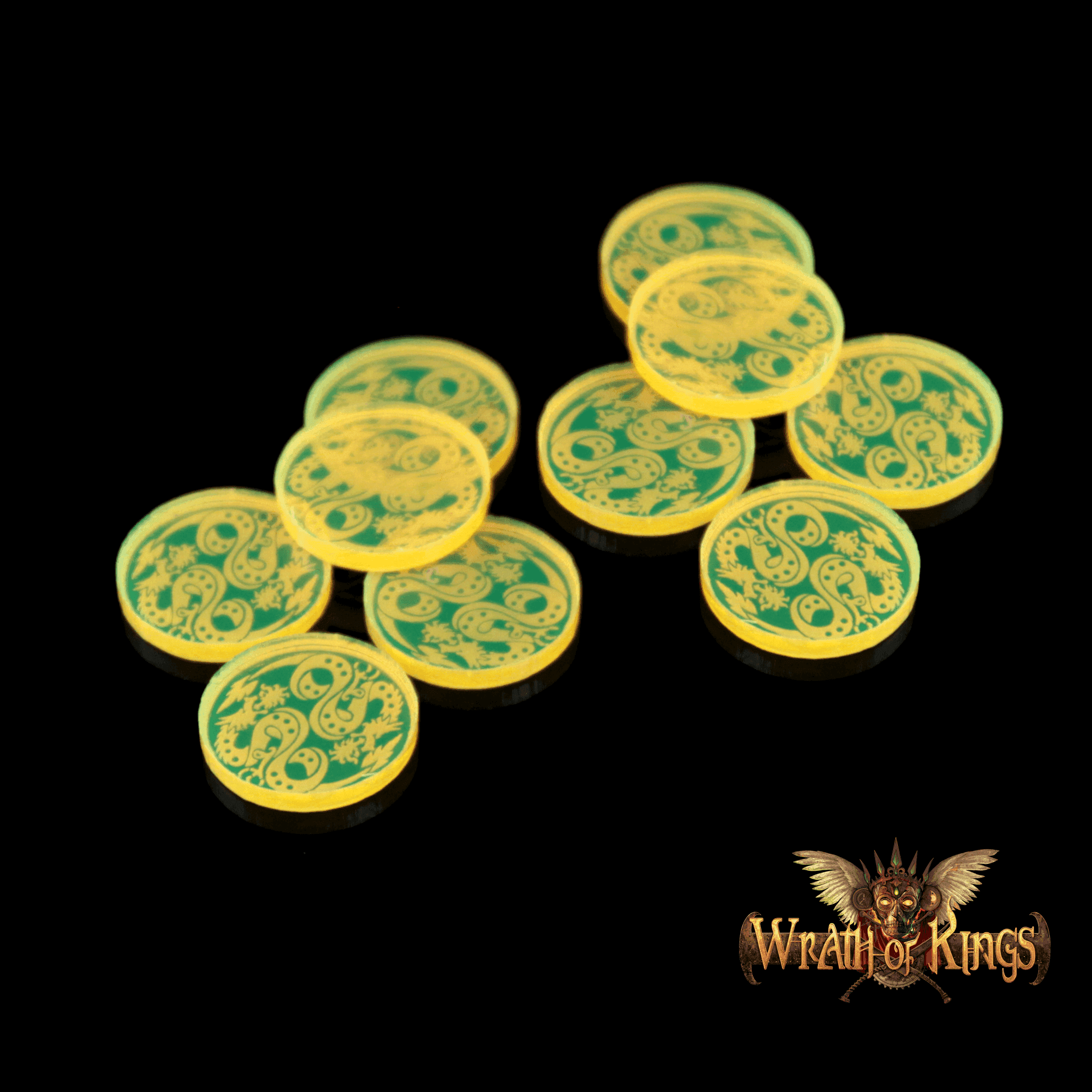 Wrath of Kings Faction Objective Markers - Shael Han