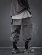 HiP80 Grey Samurai Pants - M