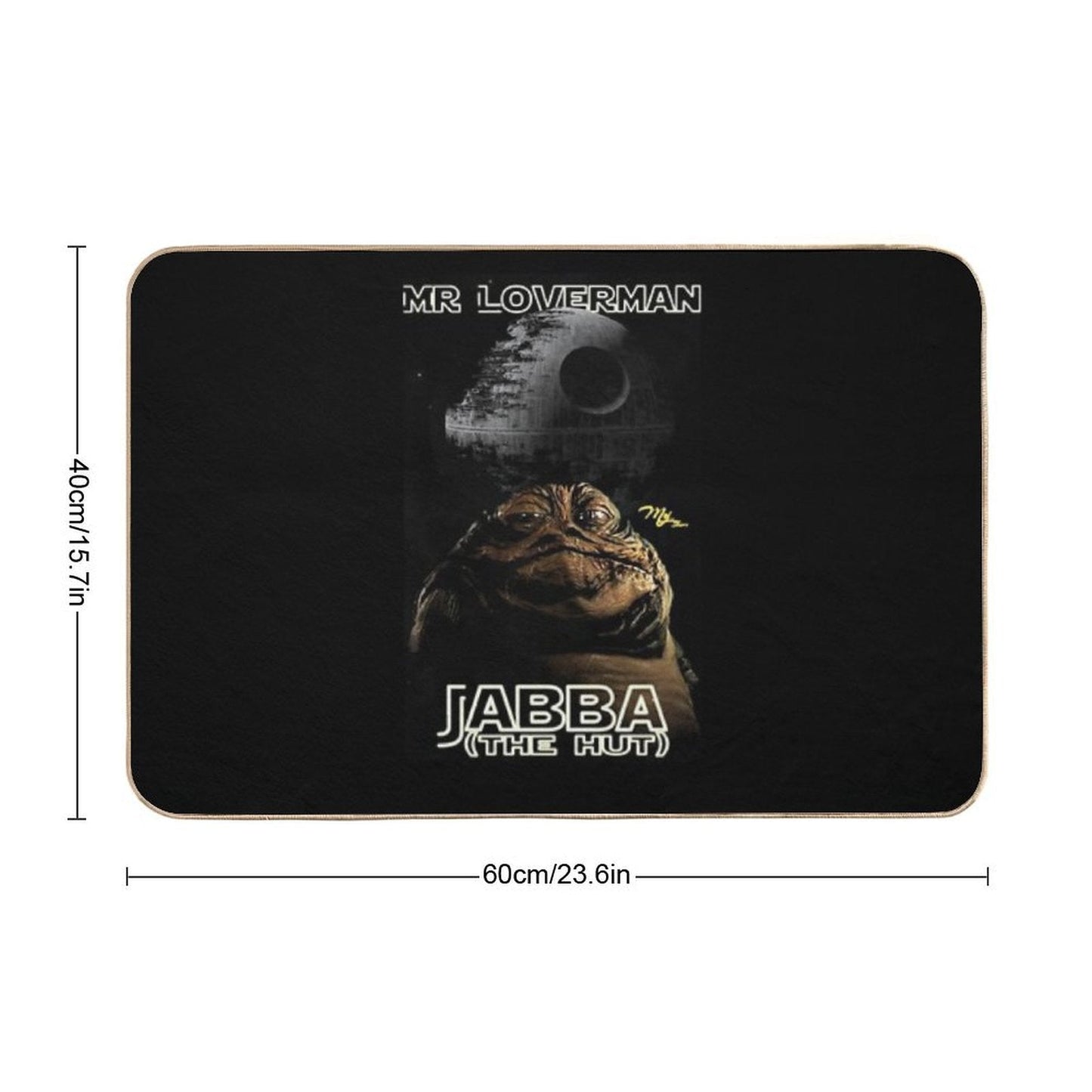 Jabba The Hut X Mr Loverman (Shabba Ranks)  Eco-Friendly Bath Mat