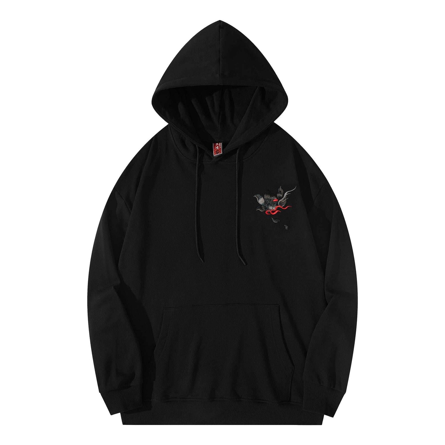 KH9229 Reindeer Embroidery Hoodie - White / S