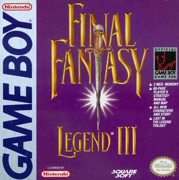 Final Fantasy Legend III (Gameboy) - Game Manual Only