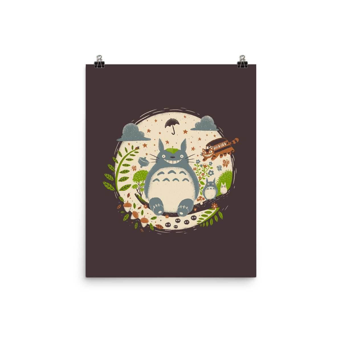 Magical Forest - None / Black / 12x16
