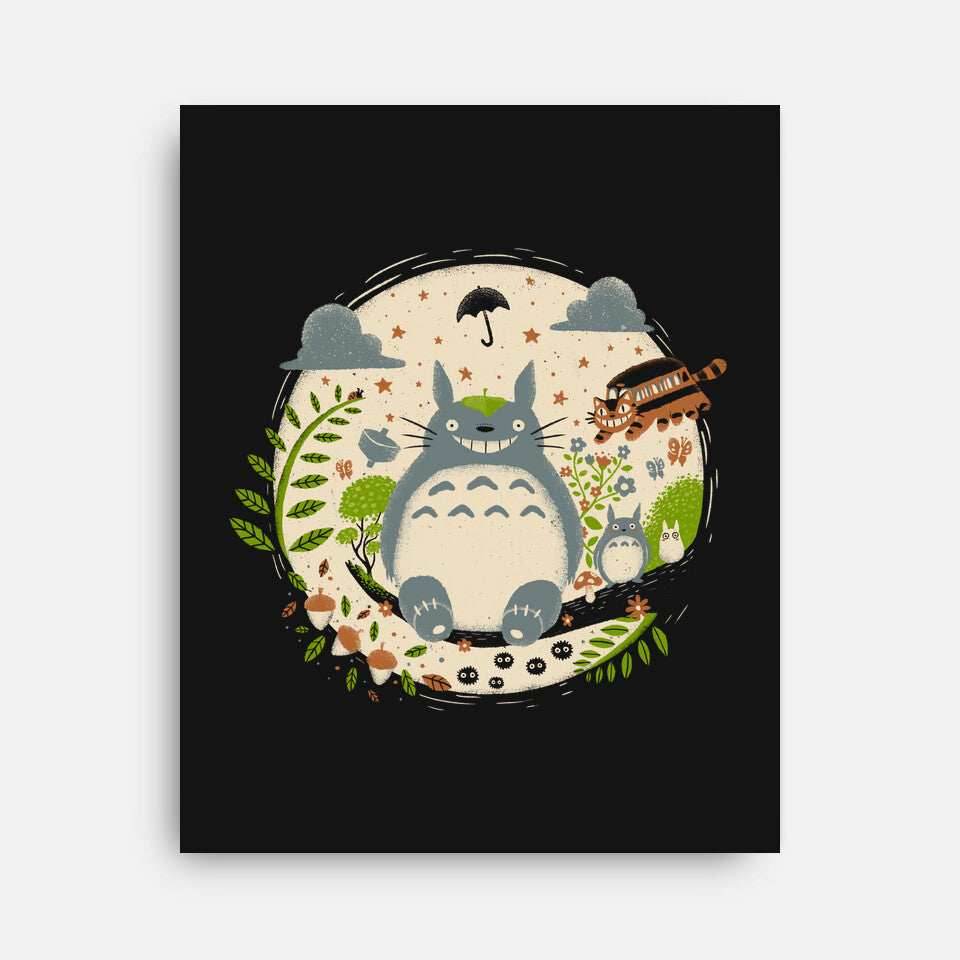Magical Forest - None / Black / 12x16