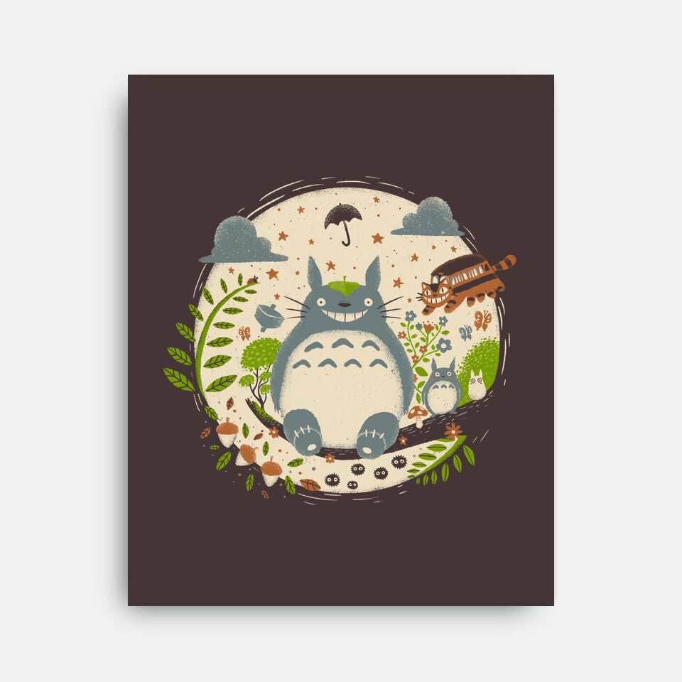 Magical Forest - None / Black / 12x16