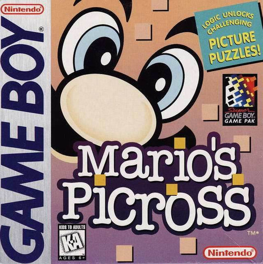 Mario's Picross (Gameboy) - Game Manual Only