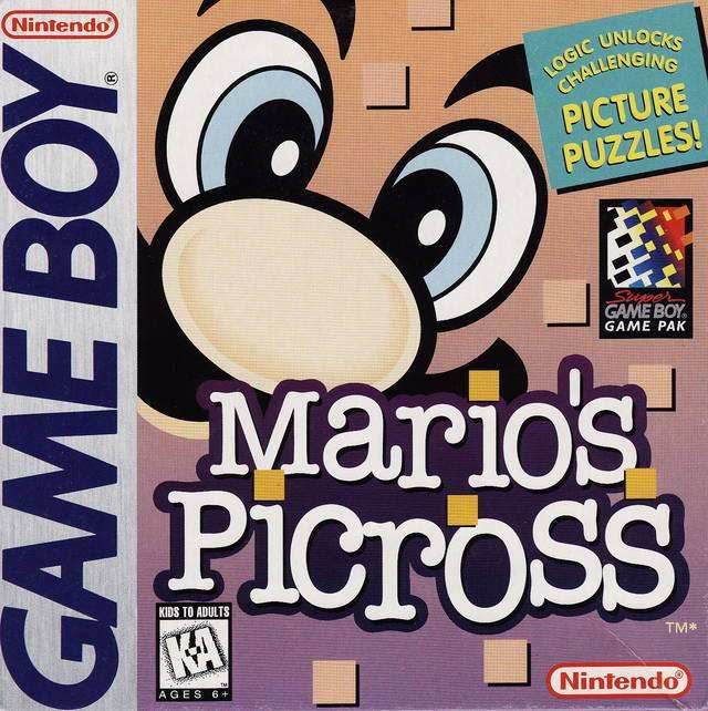 Mario's Picross (Gameboy) - Game Manual Only