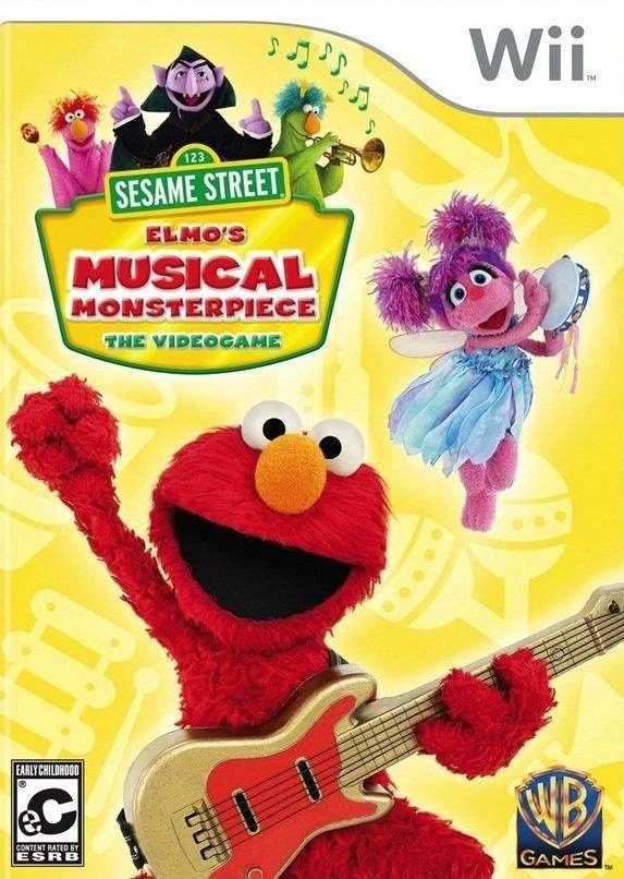 Sesame Street Elmo's Musical Masterpiece (Wii) - Game Manual Only