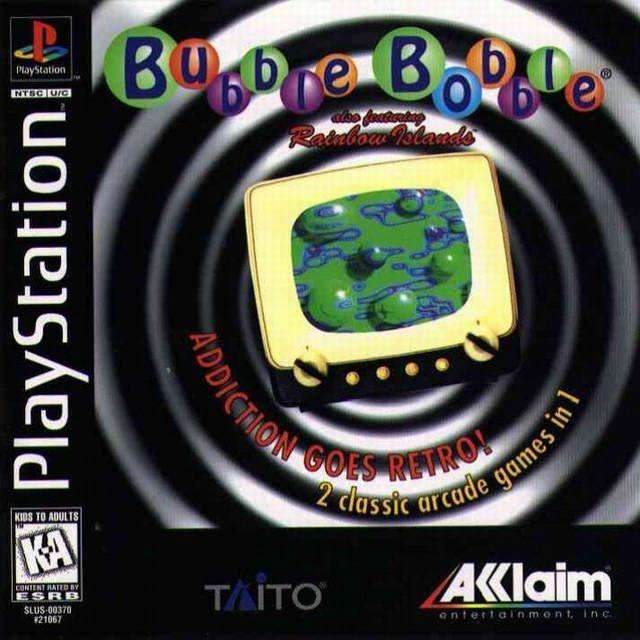 Bubble Bobble also featuring Rainbow Islands (Playstation) - Game Manual Only