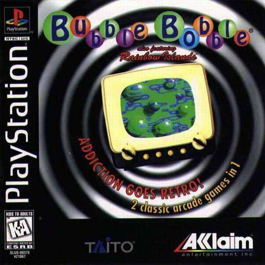 Bubble Bobble also featuring Rainbow Islands (Playstation) - Game Manual Only