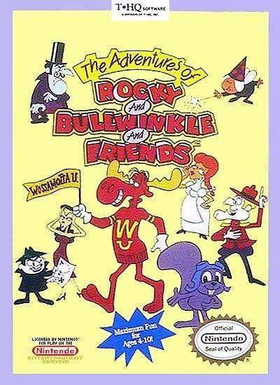 The Adventures of Rocky and Bullwinkle and Friends (Nintendo NES) - Game Manual Only