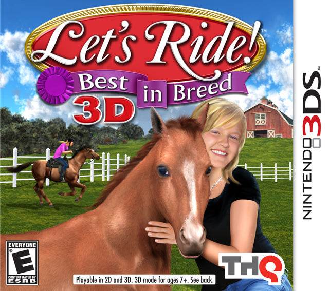 Let's Ride! Best In Breed 3D (Nintendo 3DS) - Game Manual Only