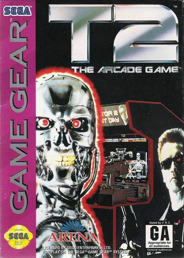 T2 The Arcade Game (Sega Game Gear) - Game Manual Only