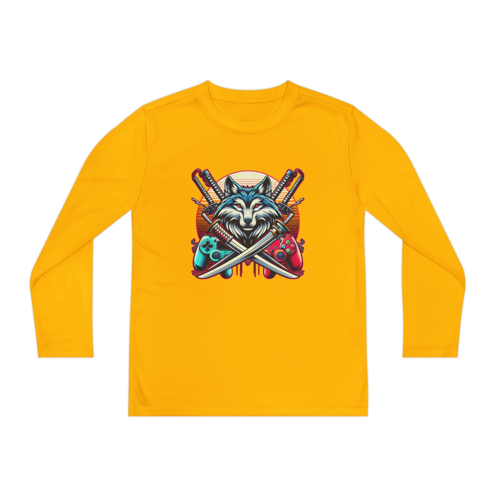 Xp wolf gamer long sleeve shirt
