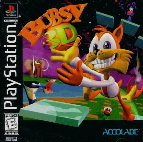 Bubsy 3D (Playstation) - Game Manual Only
