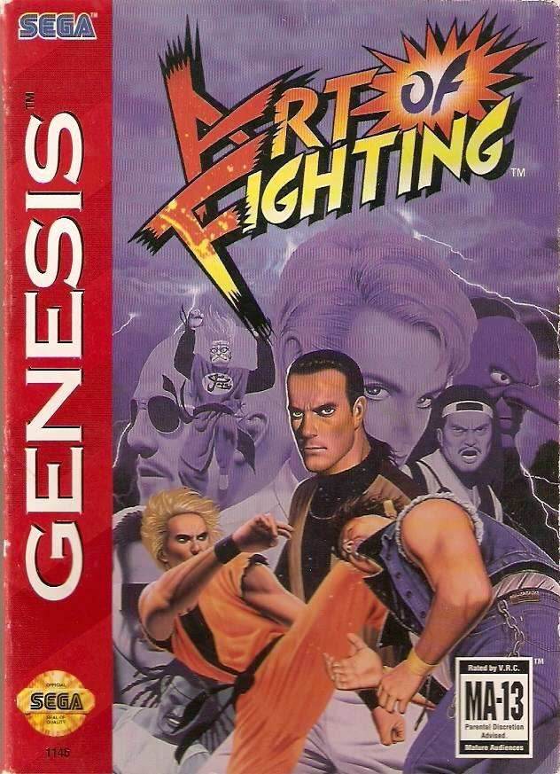 Art of Fighting (Sega Genesis) - Game Manual Only