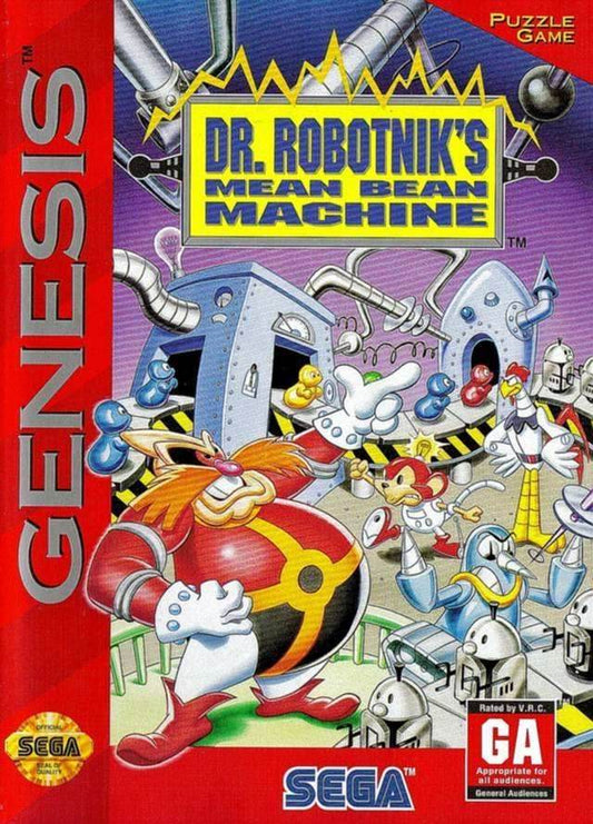 Dr Robotnik's Mean Bean Machine (Sega Genesis) - Game Manual Only