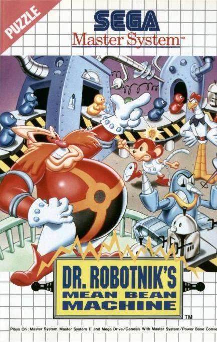 Dr Robotnik's Mean Bean Machine (Sega Master System) - Game Manual Only