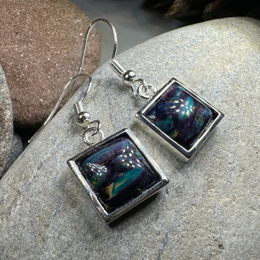 Heathergems Square Earrings