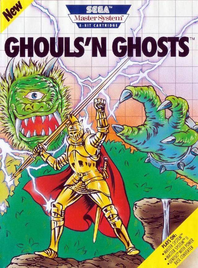 Ghouls N Ghosts (Sega Master System) - Game Manual Only
