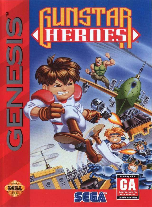 Gunstar Heroes (Sega Genesis) - Game Manual Only