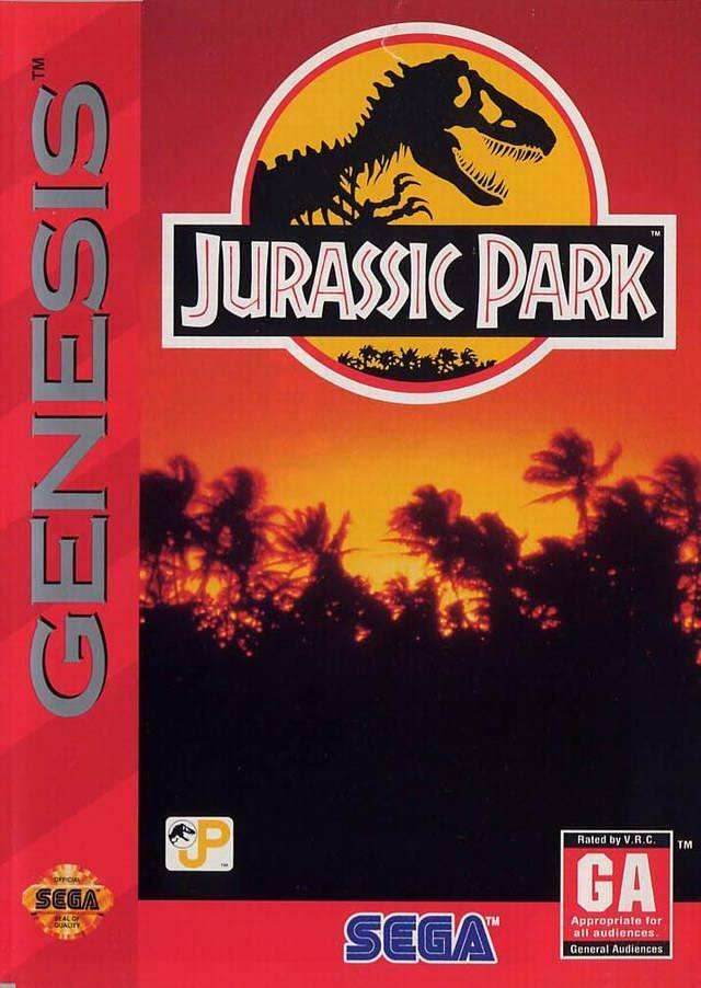 Jurassic Park (Sega Genesis) - Game Manual Only