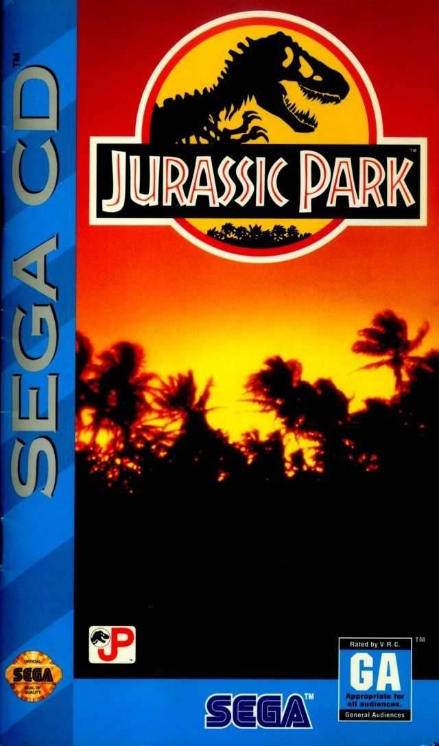 Jurassic Park (Sega CD) - Game Manual Only