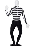 Men's Mime Second Skin Costume Size XL 46-48 chest