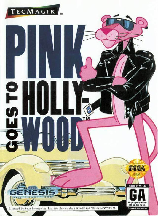 Pink Panther Goes to Hollywood (Sega Genesis) - Game Manual Only