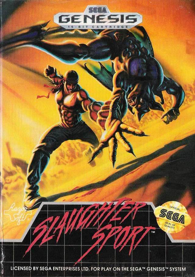 Slaughter Sport (Sega Genesis) - Game Manual Only