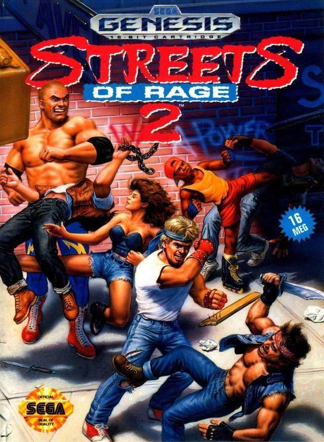Streets of Rage 2 (Sega Genesis) - Game Manual Only