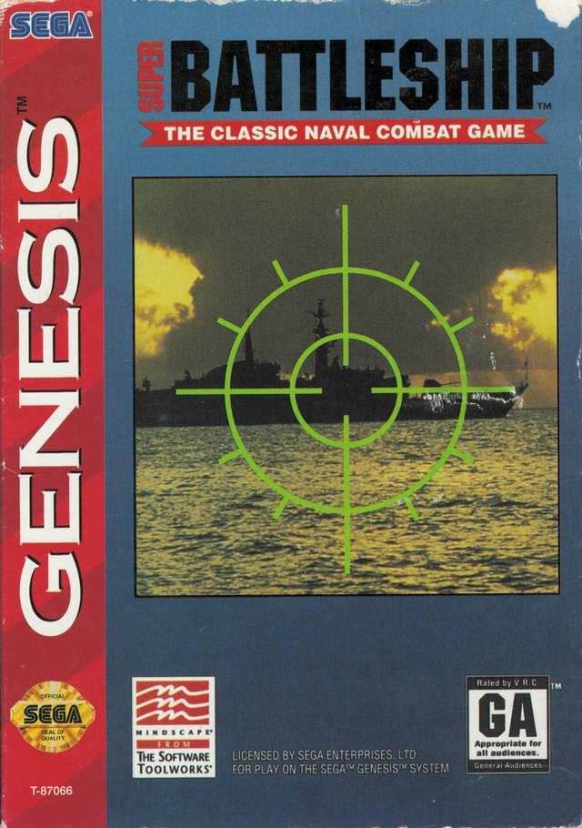 Super Battleship (Sega Genesis) - Game Manual Only