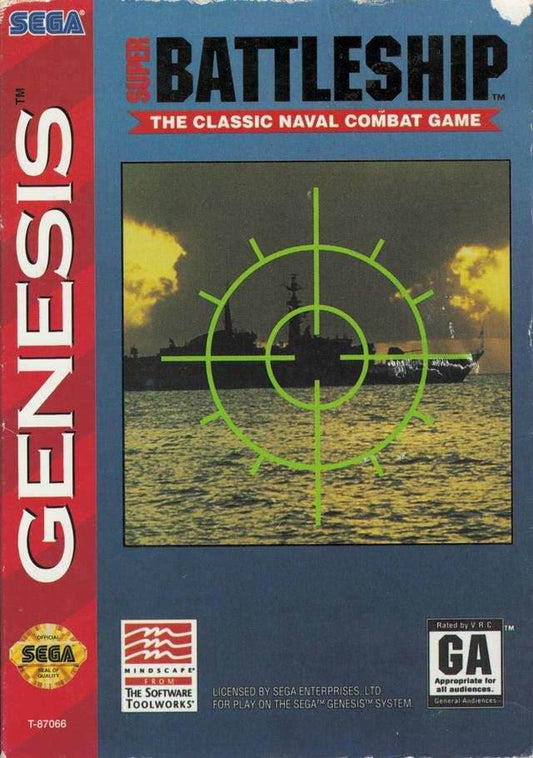 Super Battleship (Sega Genesis) - Game Manual Only
